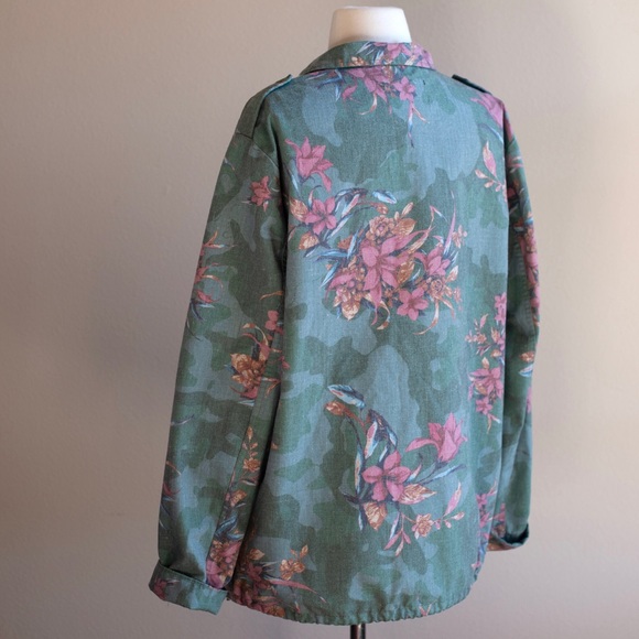 Jealous Tomato Floral Utility Jacket - Picture 5 of 7